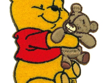 Bügelbild Disney ©, Winnie Pooh, Patches, Flicken, Bügelbilder, Aufnäher