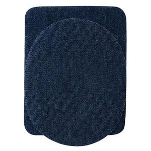 Jeans, genouillères, PACK VALEUR, 4 pièces, coudières, patchs, patchs jeans, bleu foncé, 200, patchs, patchs thermocollants