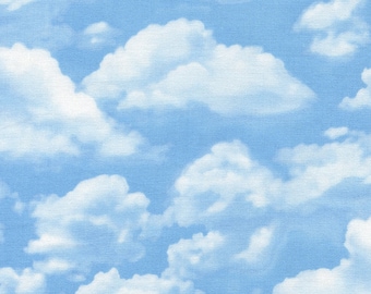 Cotton sky clouds sewing, woven fabric, patchwork fabric, fabric, 0.50 m