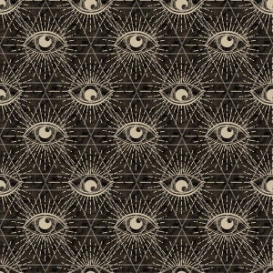 Cotton fabric eye, EYES, eye of providence, all seeing eye, triangle, pyramid, spiritual, sewing, fabric, cotton, 0.45 m