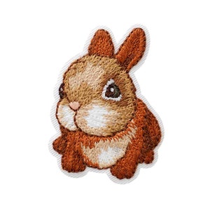 Iron-on picture bunny rabbit, animal, patches, iron-on patches, applications, patches, patches, for ironing on