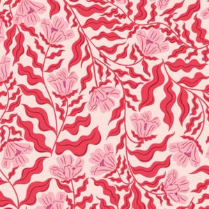 Tissu en coton LOVE STRUCK – Popeline florale Art Gallery Fabrics pour couture, patchwork, sacs, décoration et loisirs créatifs 0,5 m