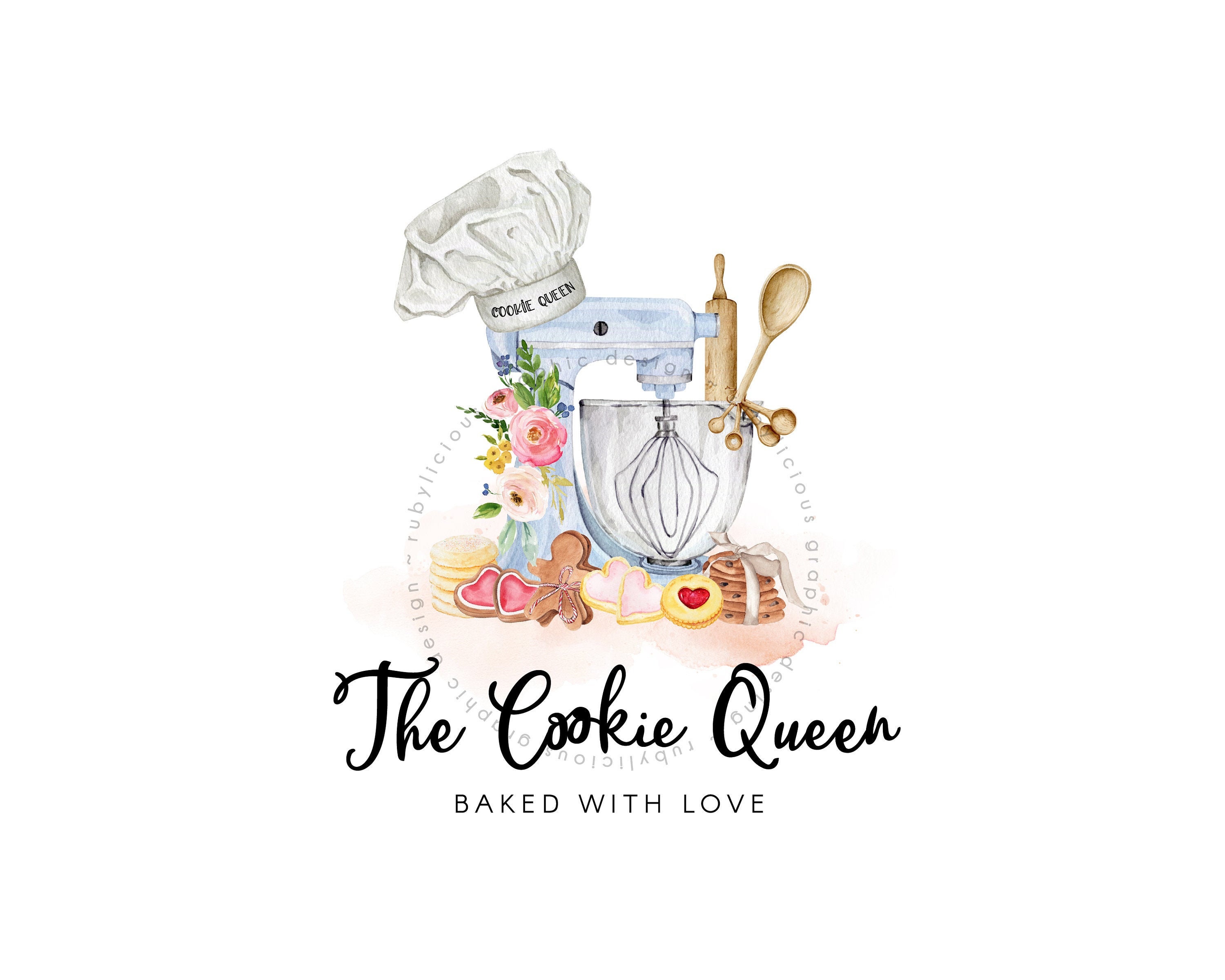 Baking Logo Cooking Logo Chef Logo Cookie Logo Food Logo | Etsy