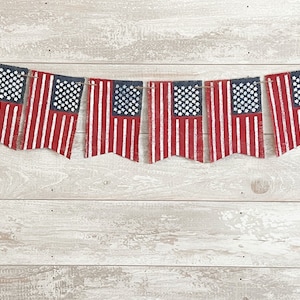 4th of July Decoration, July 4th Decor, Fourth of July Banner, 4th of July Party, Fourth of July Decorations