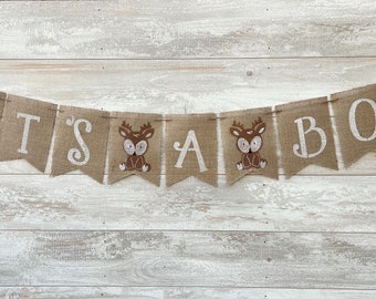 Es ist ein Junge Eichhörnchen Banner, Waldtiere Banner, Eichhörnchen Banner, Hirsch Banner, Waschbär Banner, Waldtiere Party,