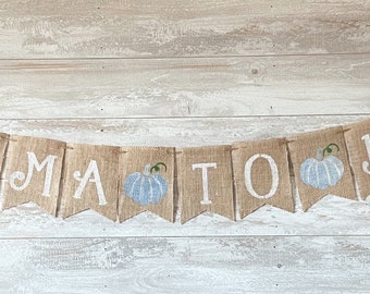 Kürbis-Babyparty-Banner, Mama To Be Decor