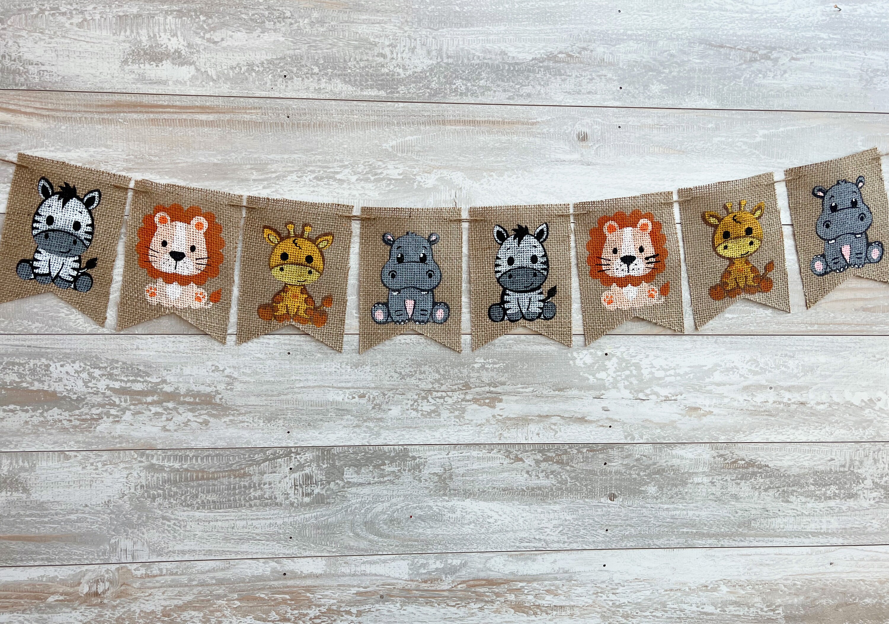 Safari Party Decor, Jungle Animals Banner, Zoo Animals Banner, Safari ...