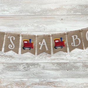 Train Baby Shower Decor, It&#39;s A Boy Train Banner, Choo Choo Decoration, Vintage Train Sign, Baby Boy Shower, Train Shower Decoration