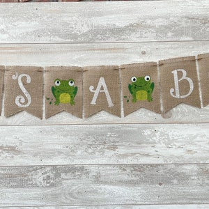 It's A Boy Frog Party,Frog banner, frog birthday banner, froggy banner, first birthday banner, frog one banner, frog first birthday banner