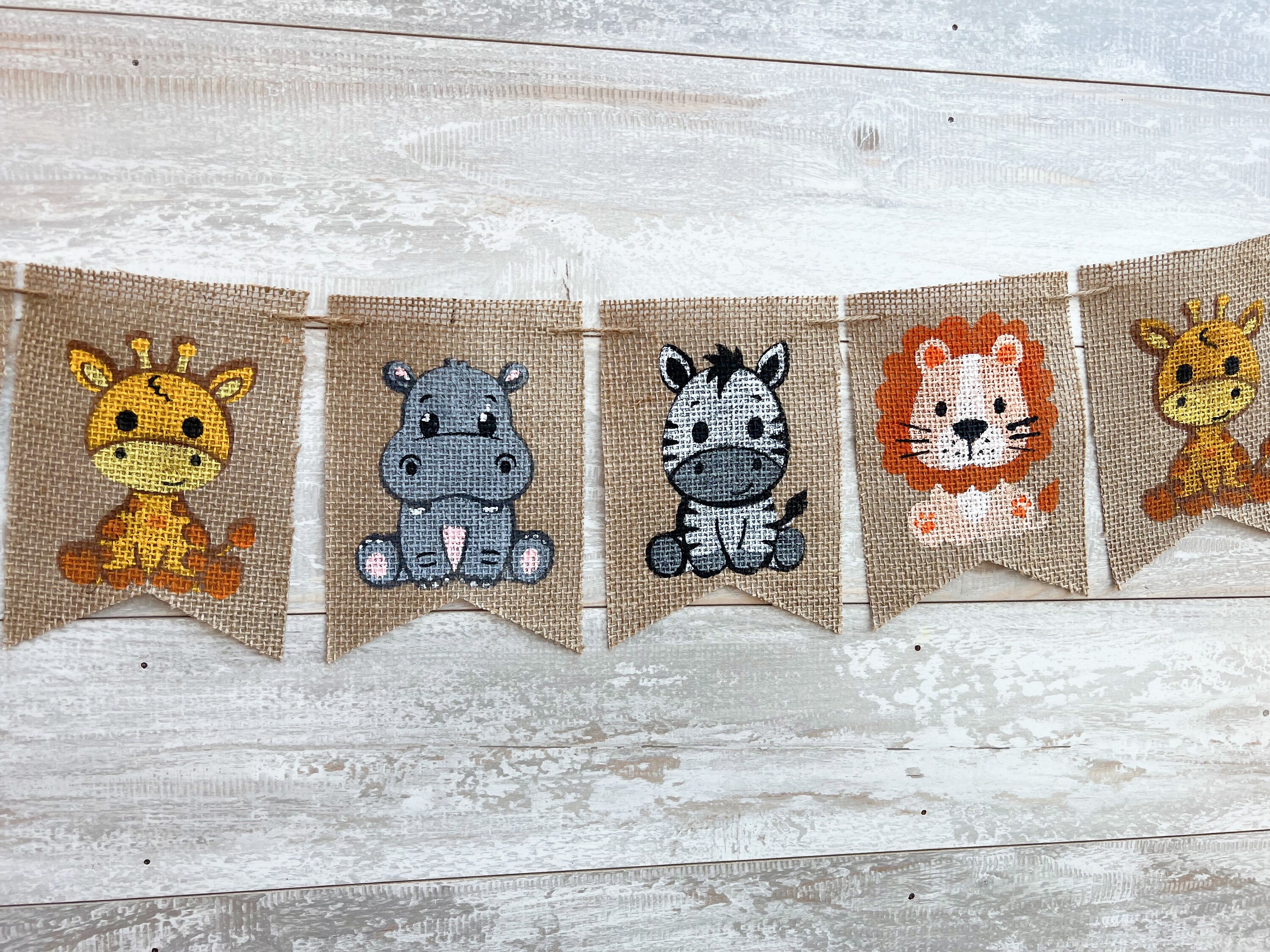Safari Party Decor, Jungle Animals Banner, Zoo Animals Banner, Safari ...