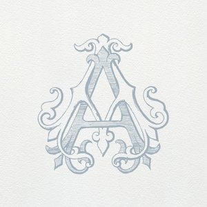 Vintage Interlocking AA Monogram (Digital Download)