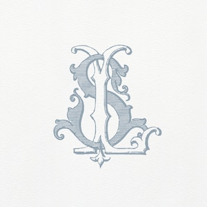 LS Vintage Monogram · SL duogram · LS Classic Wedding Monogram · Interlocking Two Letter Monogram