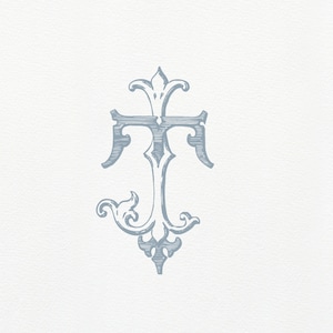 JT Vintage Monogram · TJ duogram · JT Classic Wedding Monogram · Interlocking Two Letter Monogram