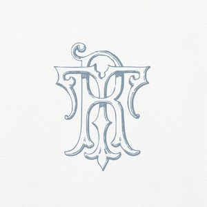 RT Vintage Monogram · TR duogram · RT Classic Wedding Monogram · Interlocking Two Letter Monogram