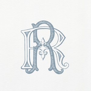RR Vintage Monogram · R duogram · rr Classic Wedding Monogram · Interlocking Two Letter Monogram