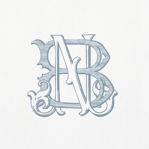 BN Vintage Monogram · NB duogram · BN Classic Wedding Monogram · Interlocking Two Letter Monogram