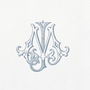 JM Vintage Monogram · MJ duogram · JM Classic Wedding Monogram · Interlocking Two Letter Monogram