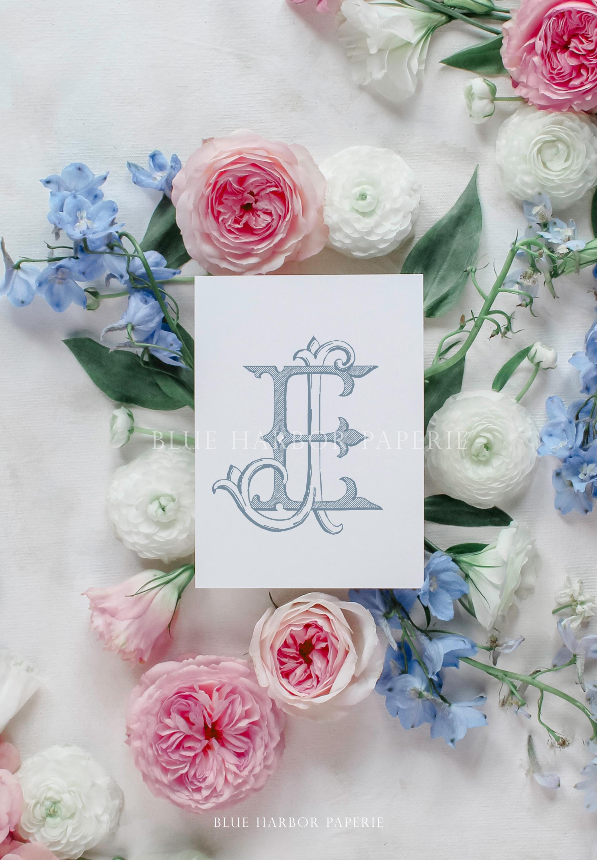 Je Monogram Ranch EJ Vintage Monogram · JE Duogram · EJ Classic Wedding Monogram ...