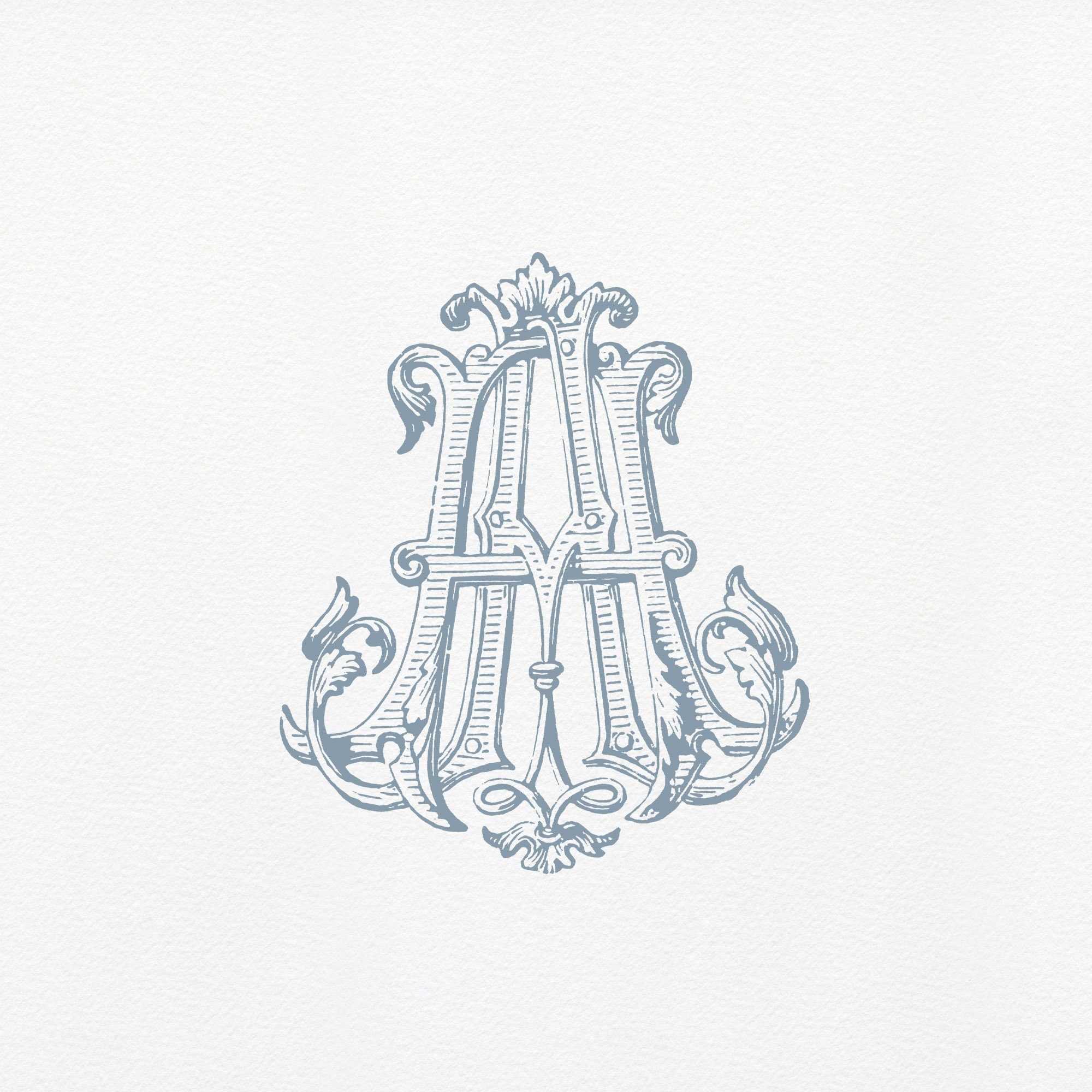 antique initial・monogram motif..:⋈*2個セット