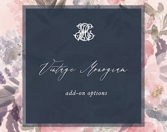 Monogram Add-On | Extra Monogram Adjustment and File(s)
