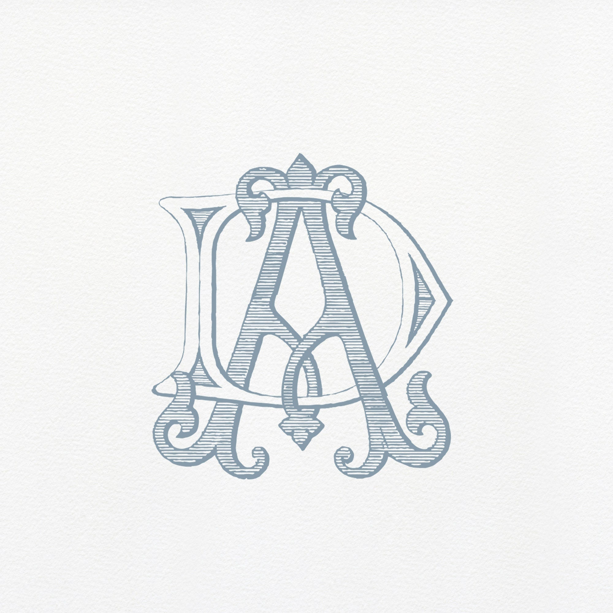 AD or DA Monogram, Crest or Logo - Digby & Rose