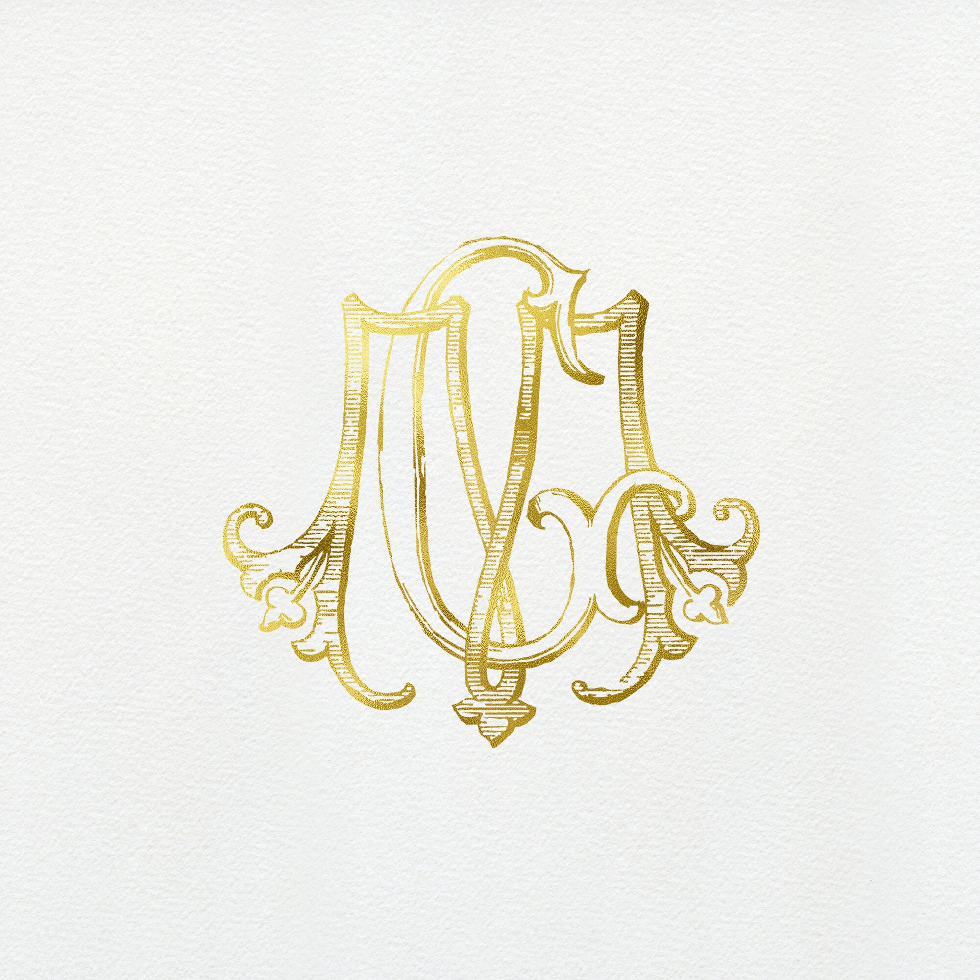 GM Monogram or MG Monogram Sticker