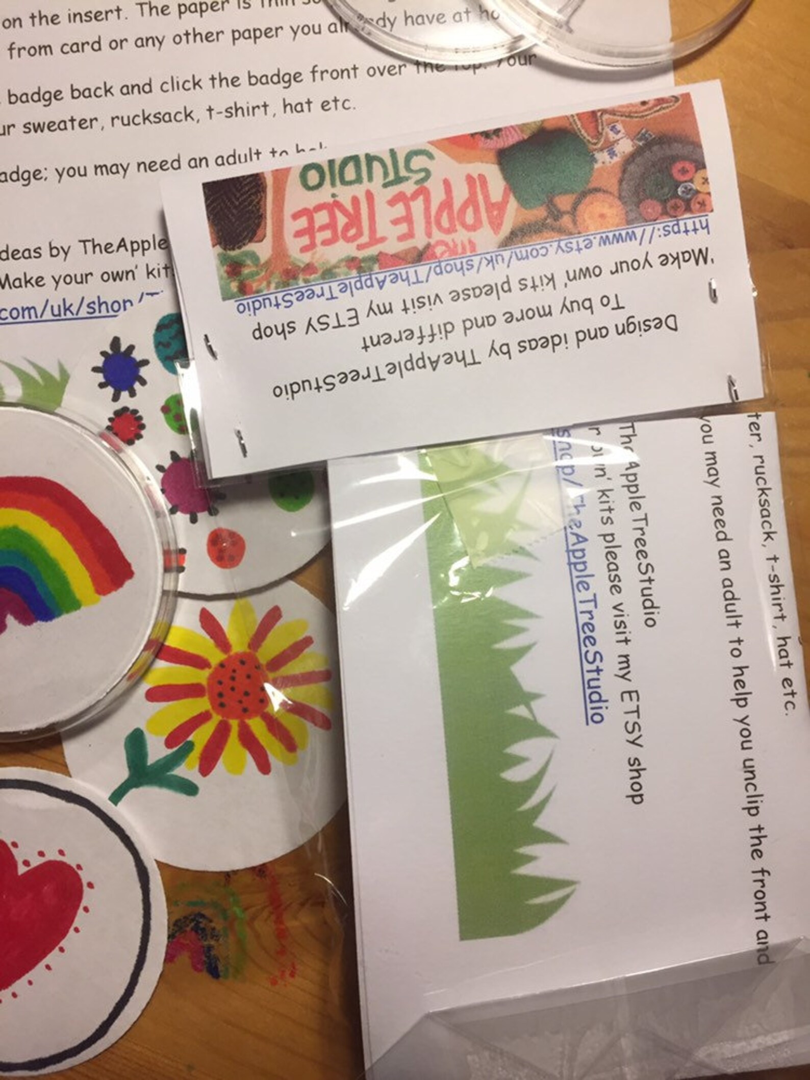 Make Your Own Badge Kit Makes Two Badges Etsy UK