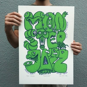 MonsterJazz Silkscreen Poster image 1