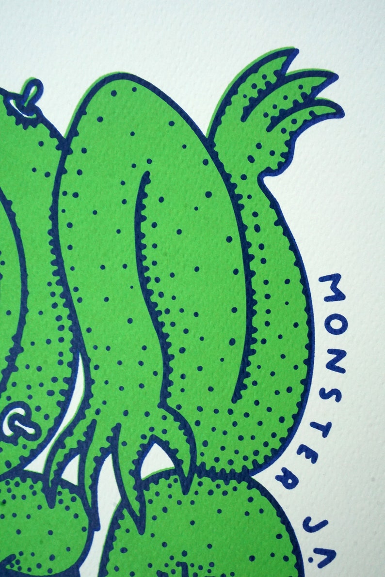 MonsterJazz Silkscreen Poster image 3