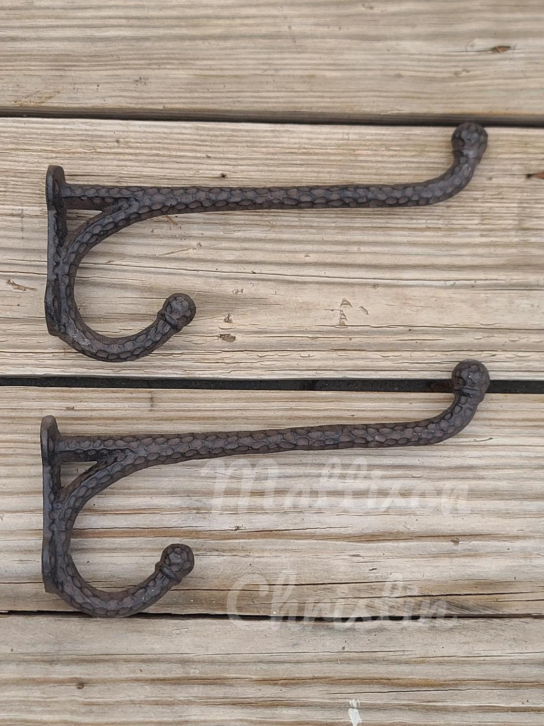 2 Large Cast Iron Horse Harness Hooks Etsy