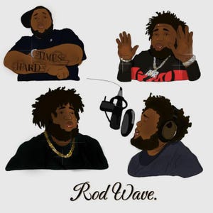 Rod Wave Stickers Vol. 1