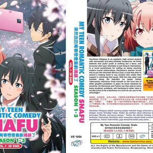 Dvd Anime My Teen Romantic Comedy Snafu Ore Gairu Seasons Etsy Denmark Dvd Anime My Teen Romantic Comedy Snafu Ore Gairu Seasons Etsy Denmark