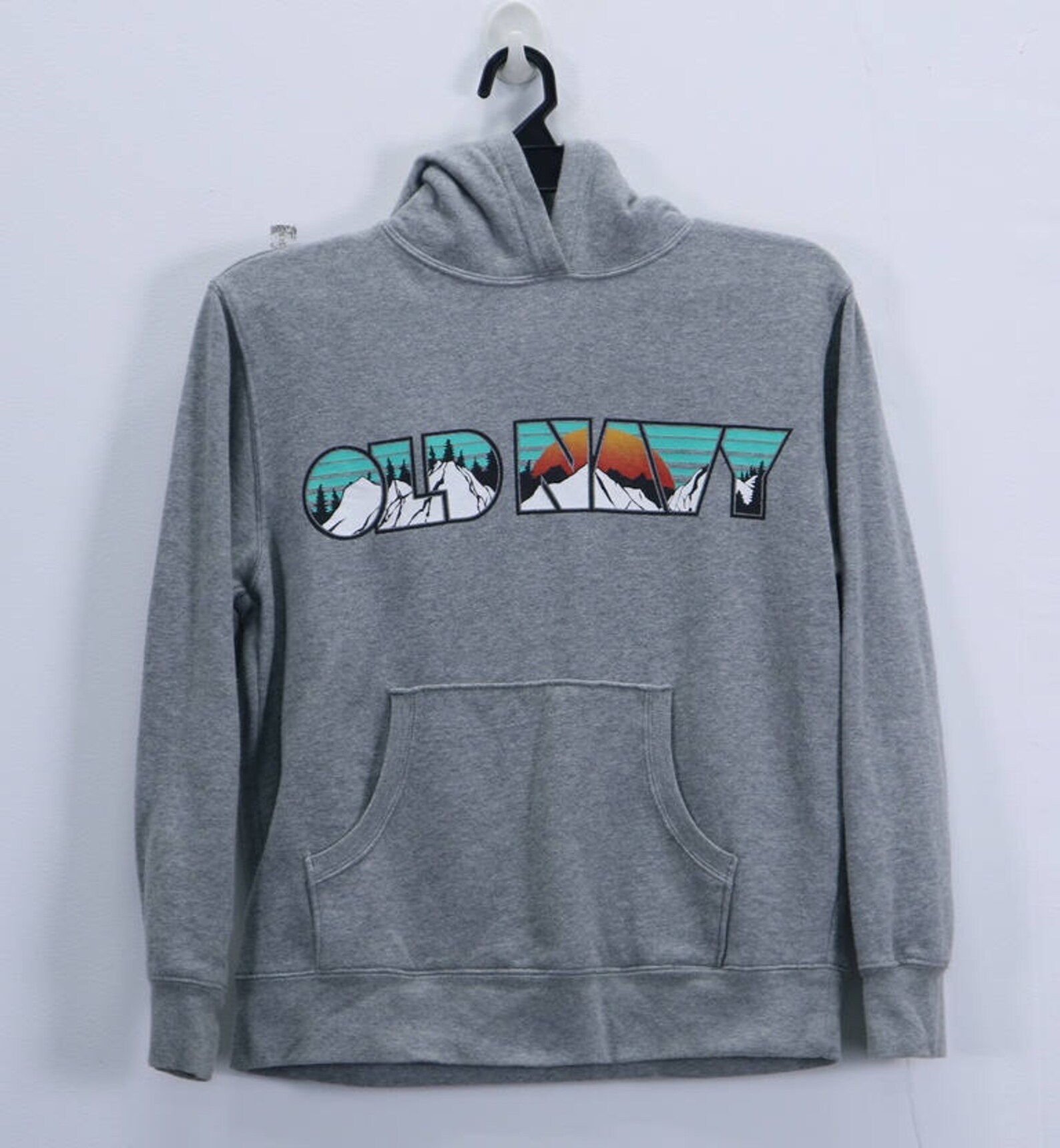 Vintage navy hoodie Clearance