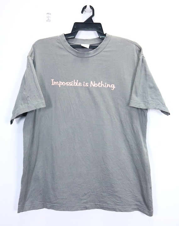 adidas t shirt impossible is nothing