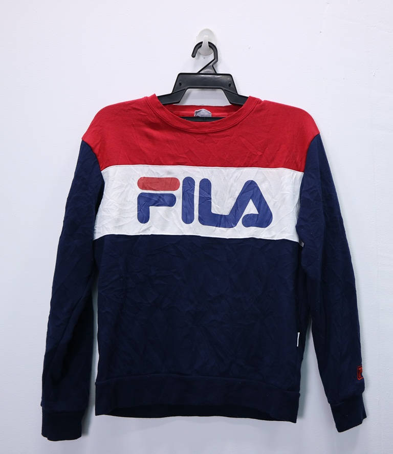 fila spellout sweatshirt