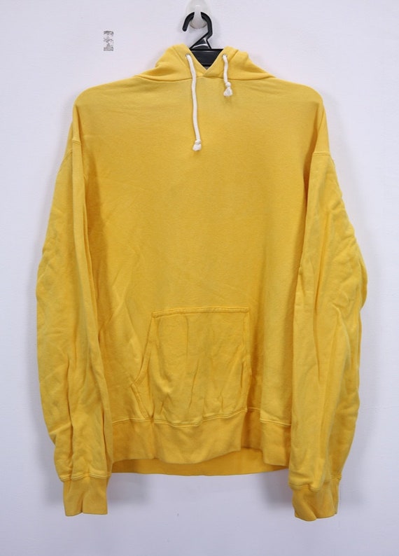 champion yellow hoddie