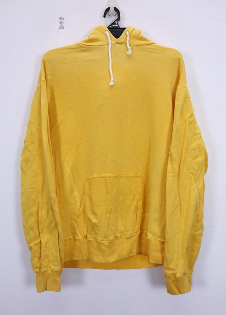 vintage yellow champion sweatshirt