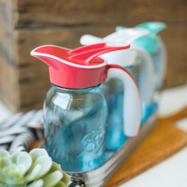 Ergo Spout® REGULAR - Ergonomic Spout and Handle for Regular Mouth Mason Jars