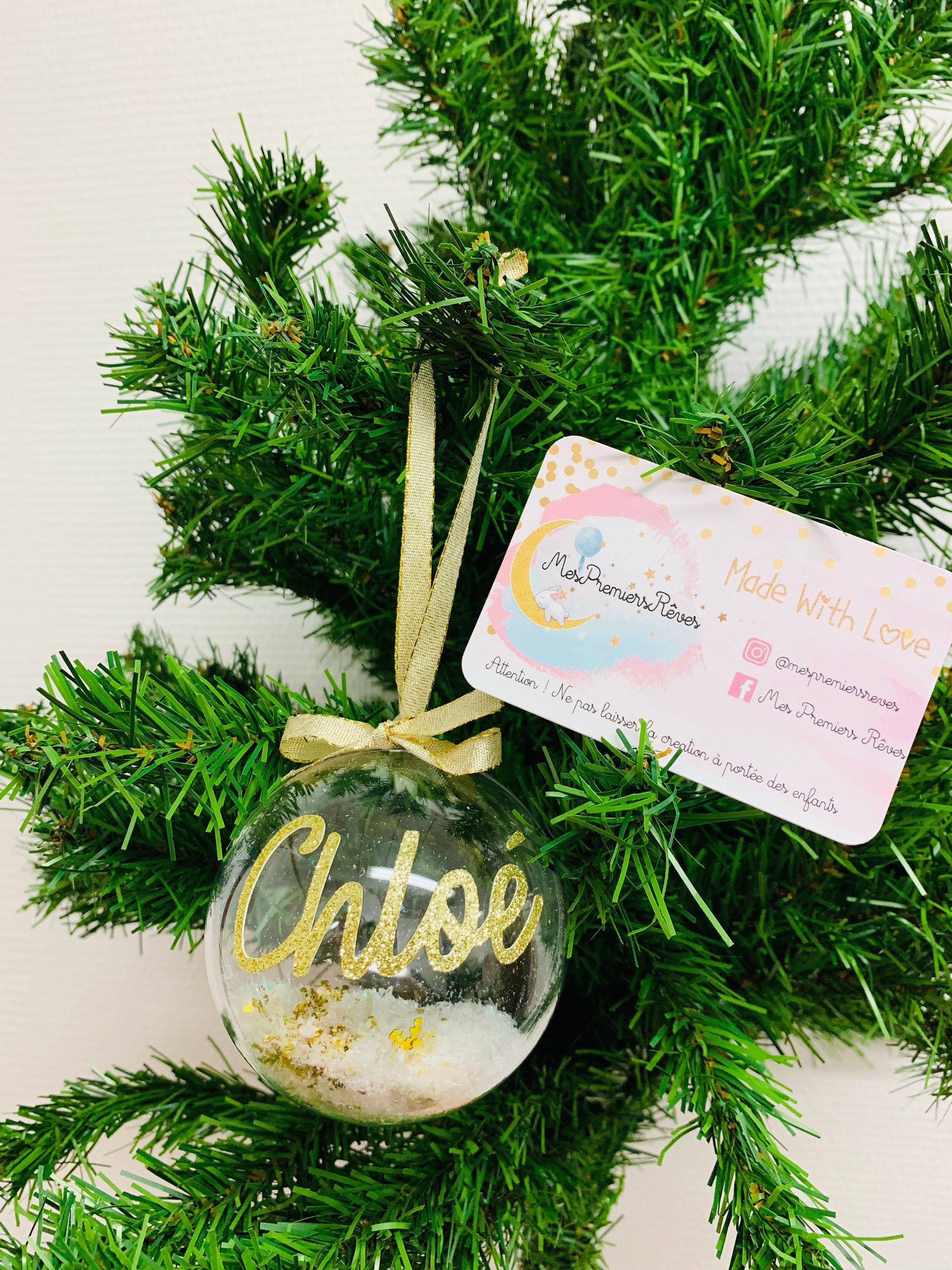 Boule de Noël Personnalisée