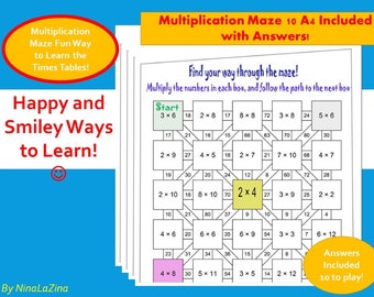 Multiplication Test - Etsy