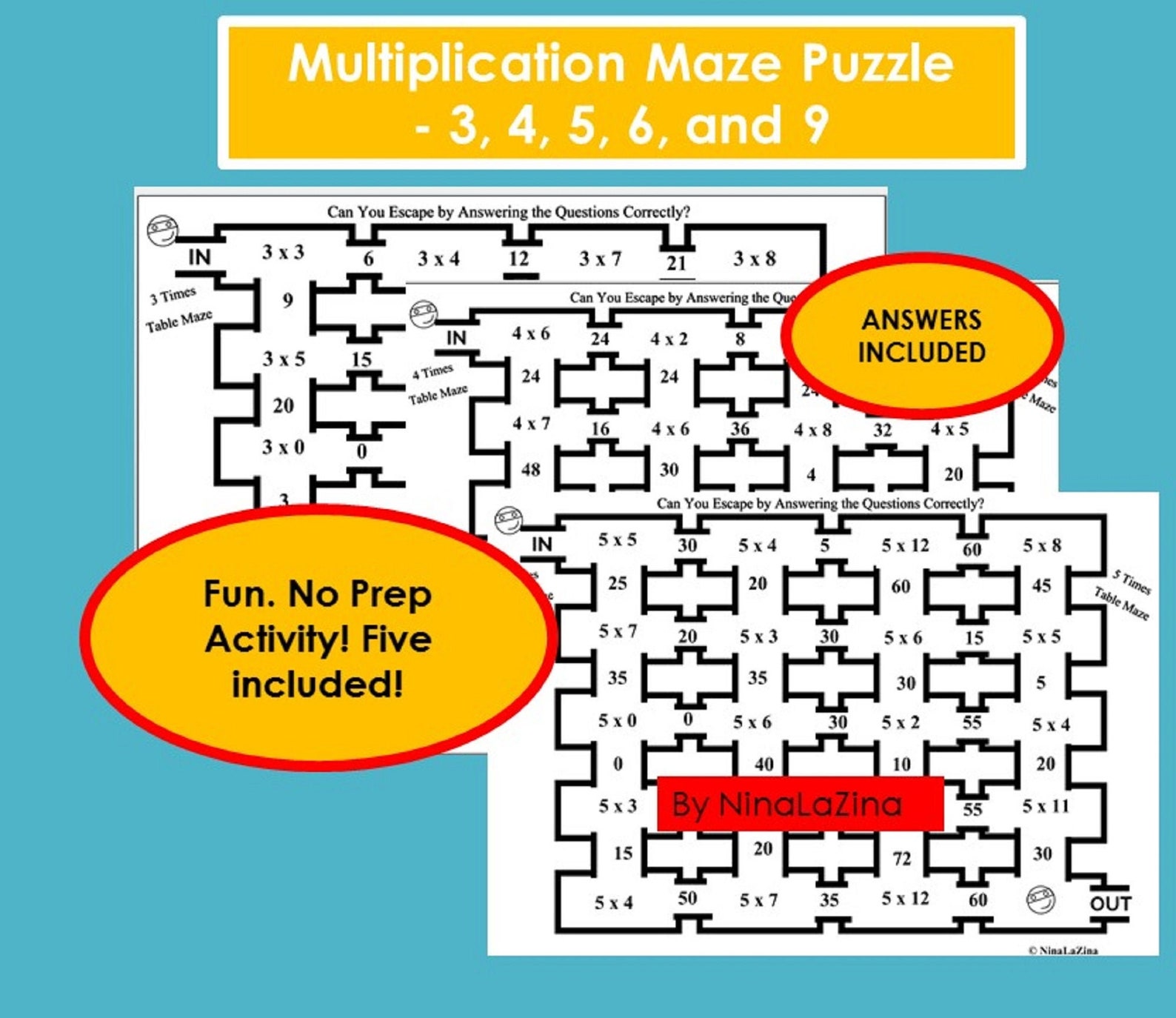 multiplication-maze-pdf-maths-maze-puzzles-for-kids-grade-2-etsy