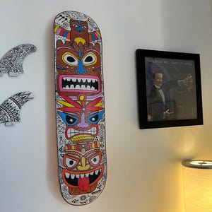 Decorative Skateboard deck - hand painted
