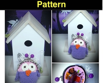 Owl Coin Purse Crochet Pattern