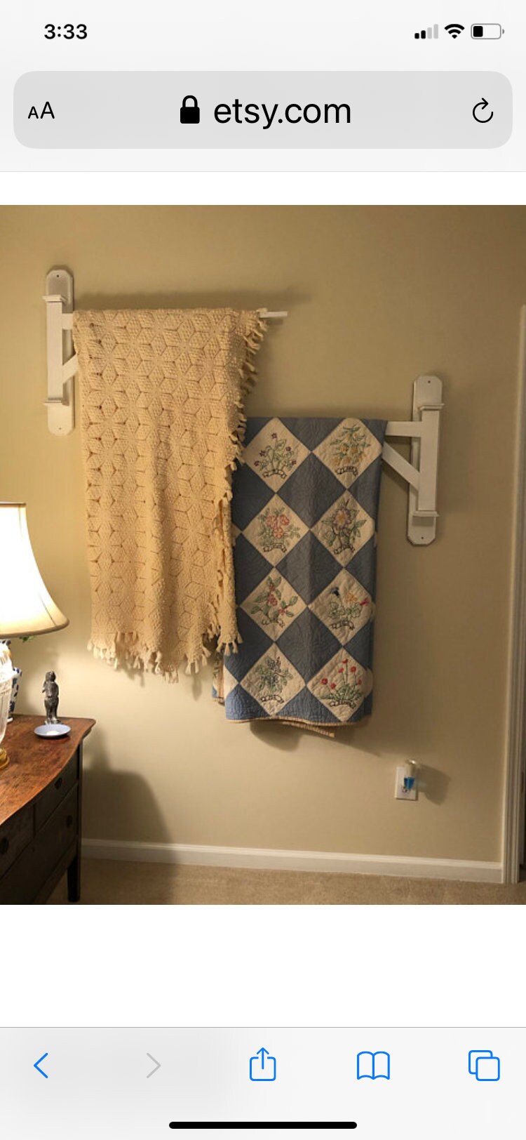 Primitive Country Quilt Rack Quilt Crane Etsy