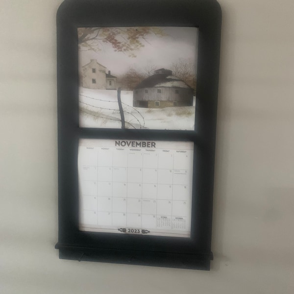 primitive calendar holder