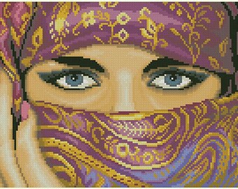 SCORPIO ZODIAC Cross Stitch Pattern PDF Modern Embroidery