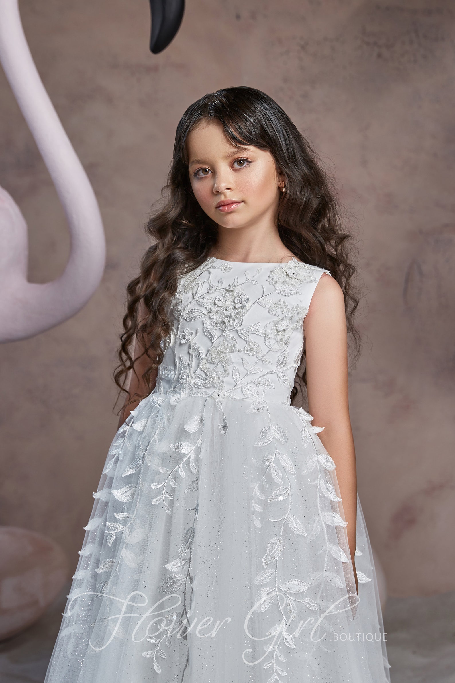 Lace Flower Girl Robe White Flower Girl Dress Girls Easter Etsy