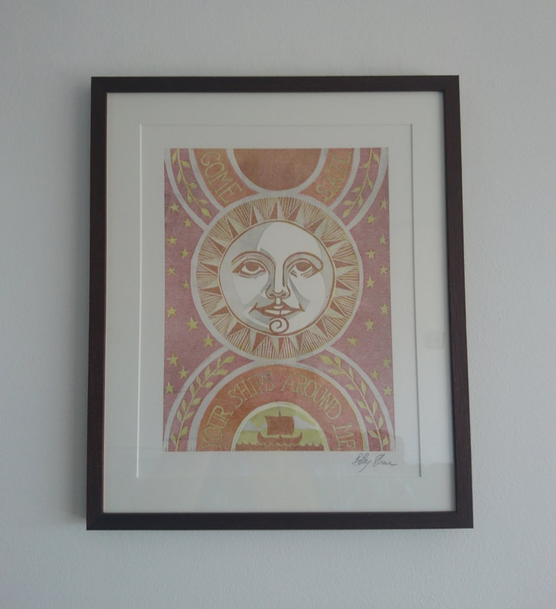 Come Sail Your Ships Around Me - Framed Come Sail Your Ships Around Me - Framed