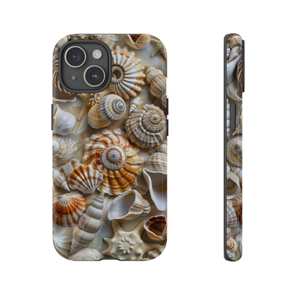 Summer Beach Seashell Phone Case | Multi-Colored Theme