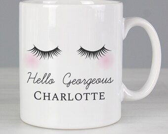 Eyelashes Mug Etsy